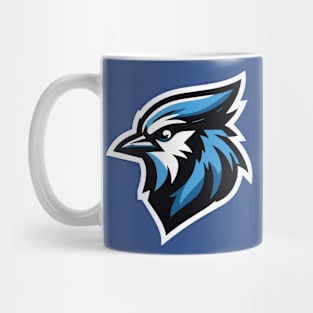 Blue Jay Mascot Baseball T-Shirt for Fans! Mug